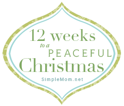 12 weeks till christmas on simple mom