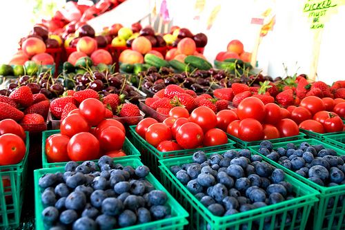 baskets of fruit