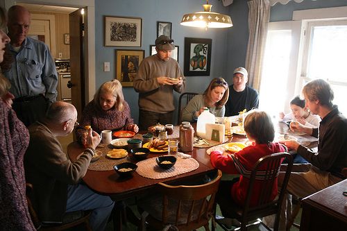 christmas family breakfast