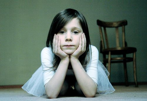 girl waiting