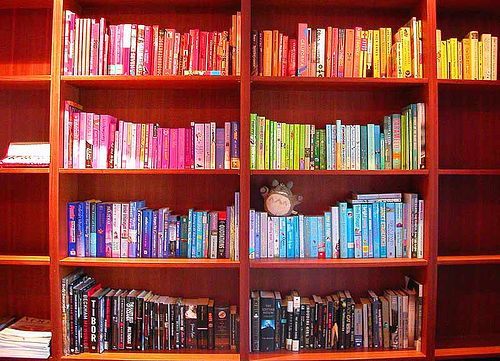 Colorful Bookshelf Colorful Bookshelf
