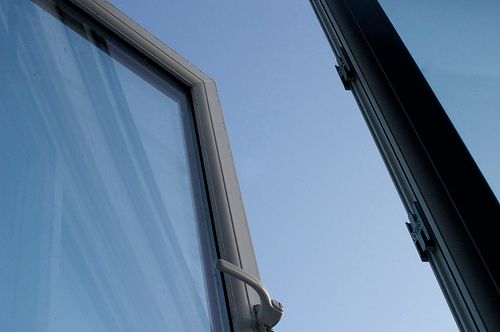 open window blue sky
