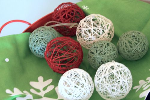 christmas string balls
