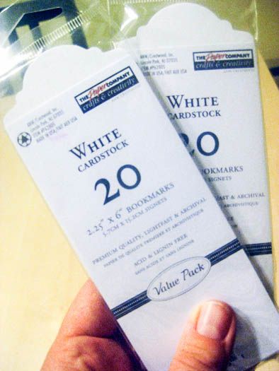 For your advent calendar messages, use blank bookmarks from a craft store like Michael's.