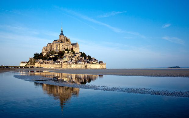 Mont St. Michel in Normandy, France