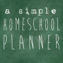 A Simple Homeschool Planner.