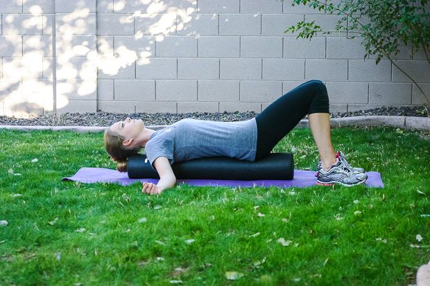 Chest Stretch Foam Roll - 5 Ways to Fix Mom Posture