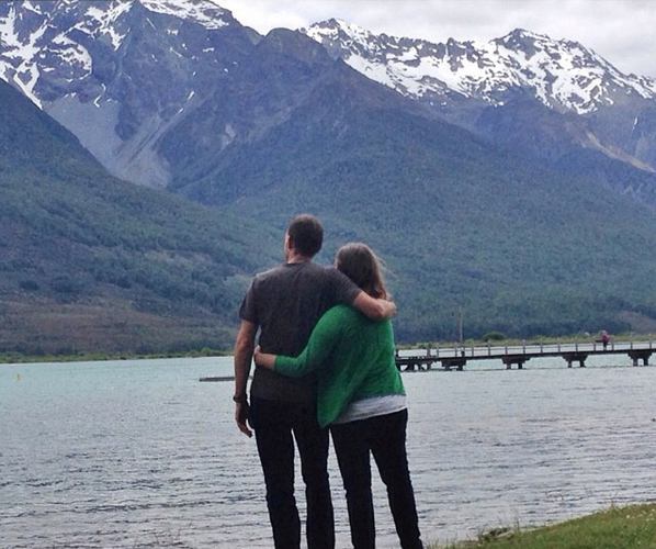 Kyle and Tsh in New Zealand