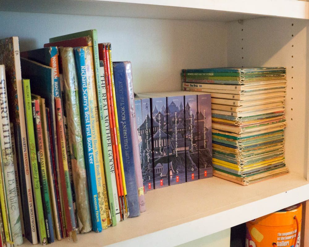 Decluttering kid stuff: keep it simple.