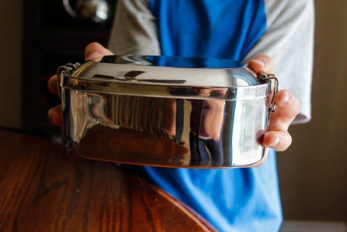 Stainless steel lunch container