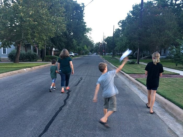 family walk