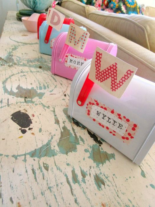 Valentine's mail boxes for families