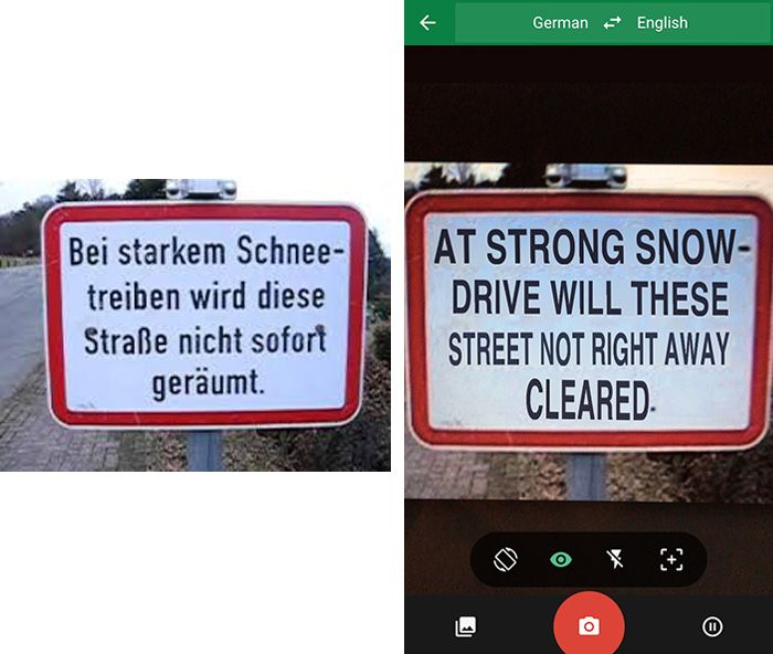 google translate app