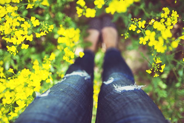 ripped jeans