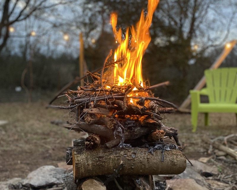 How To Build a Backyard Campfire